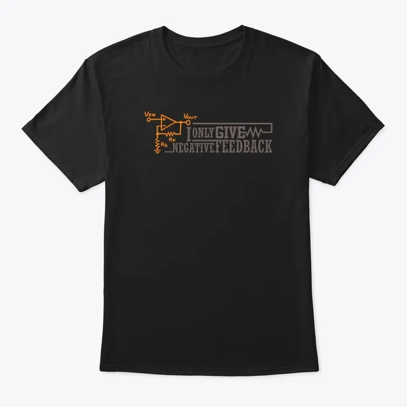 New EEVblog Negative Feedback T-Shirt