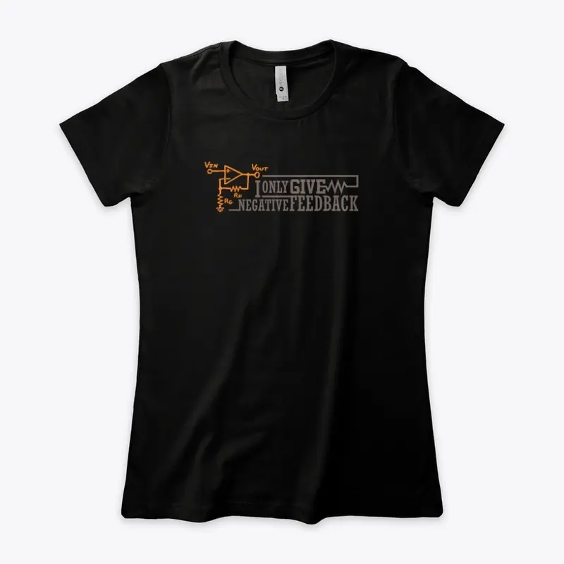 New EEVblog Negative Feedback T-Shirt