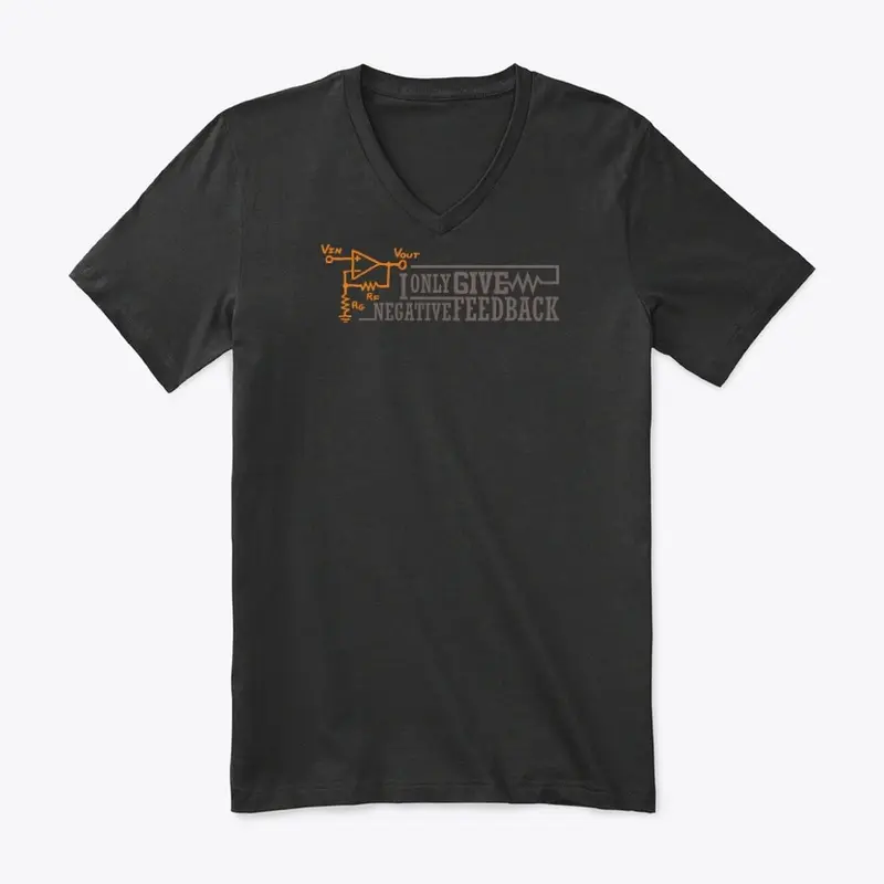 New EEVblog Negative Feedback T-Shirt